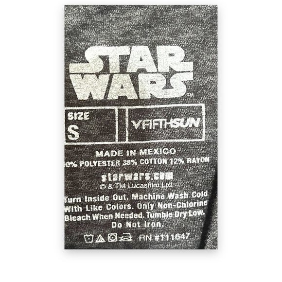 Star Wars Storm Trooper Starry Night Tee Shirt, Small Dark Gray VFifthSun - Picture 3 of 5